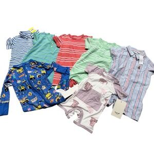 NEW Primary Baby GAP Little Sleepies Kyte Baby Boys Bodysuits Onesie 6-12 months